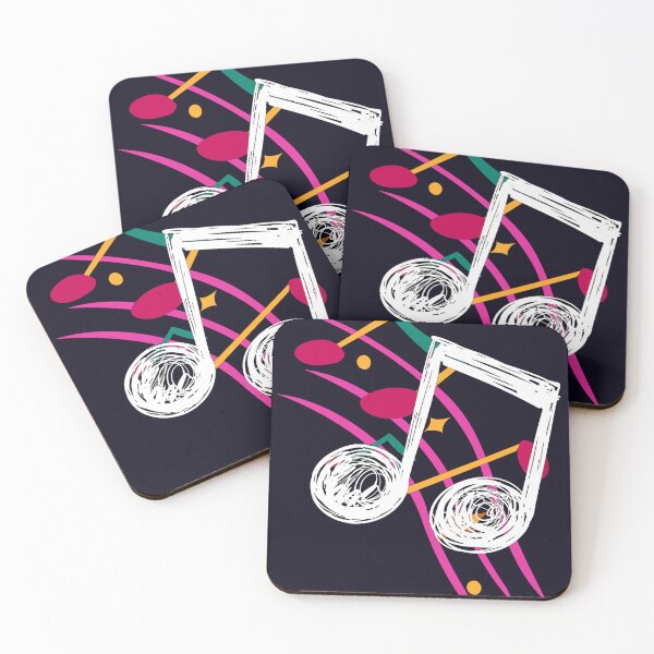 Item preview, Colorful music notes designed and sold by LiskoDesign.