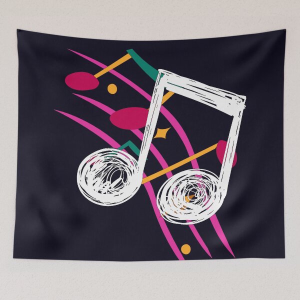 Item preview, Colorful music notes designed and sold by LiskoDesign.