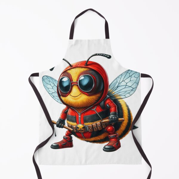 Item preview, Sarcastic Hero Bee in Red Suit designed and sold by Beemyguest.