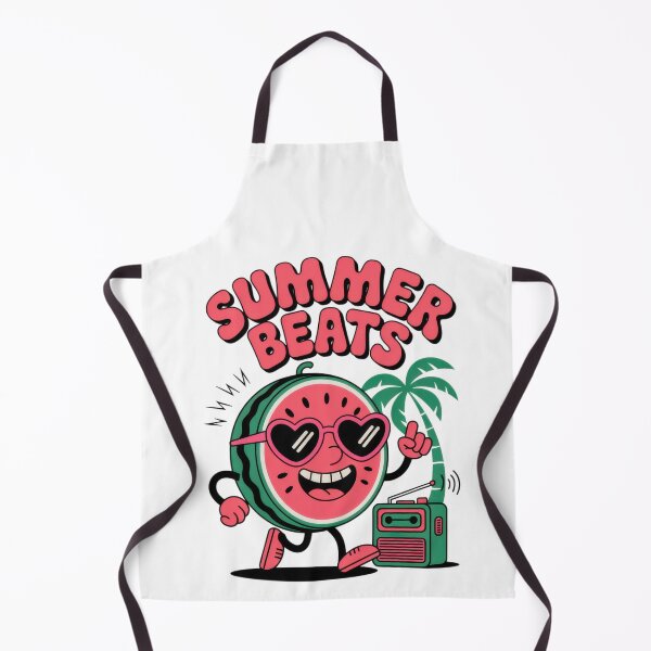 Artikelvorschau, Summer Beats – Lustiges Wassermelonen-Retro-Sommerdesign entworfen und verkauft von EpicMediaShop.