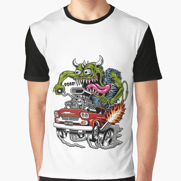 Vista previa del artículo con la obra «MONSTRUO DEL RUGIDO FELIZ», diseñado y vendido por DebbieXY4shop.
