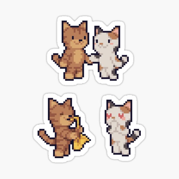 Cat Couple Multipack Sticker