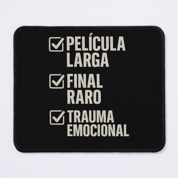 Item preview, Cinephile Checklist: Long movie, weird ending, trauma designed and sold by ElCineFriki.