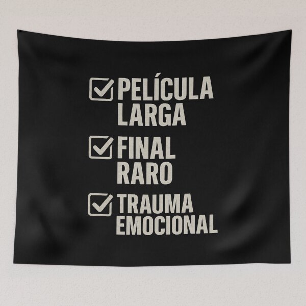 Item preview, Cinephile Checklist: Long movie, weird ending, trauma designed and sold by ElCineFriki.