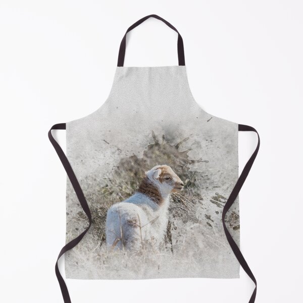 Item preview, Watercolour Photograph Welsh Mountain Lamb designed and sold by Jane Stanley Photography.