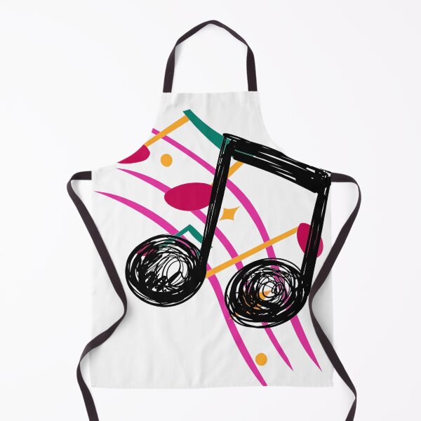 Item preview, Colorful music notes black designed and sold by LiskoDesign.