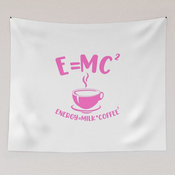 Item preview, Pink Energy = Milk x Coffee²  (E = MC²) – Funny STEM Physics Pun Gift designed and sold by StemMerch247.