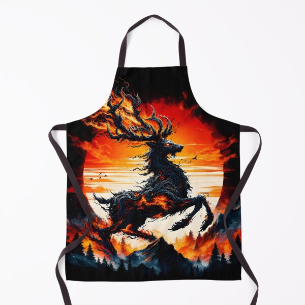Item preview, Ember Fire Deer, Ai Generated Art   designed and sold by ACC .