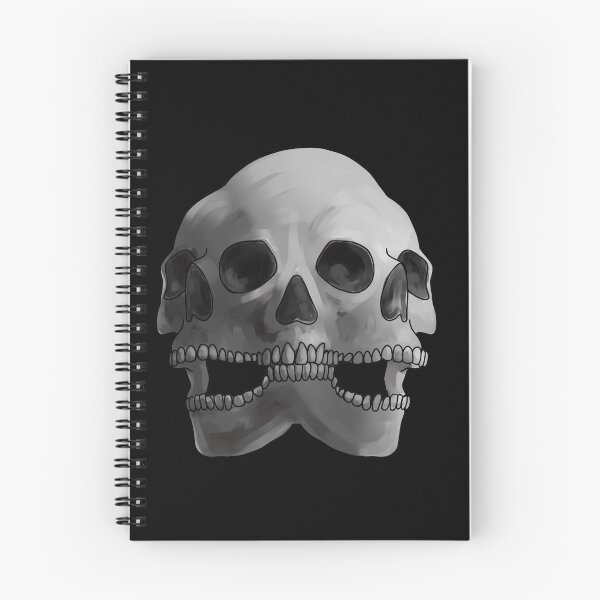 Item preview, Gray Triple Skull Pattern  designed and sold by saltjart.
