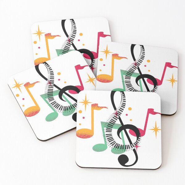 Item preview, Colorful music piano clef designed and sold by LiskoDesign.