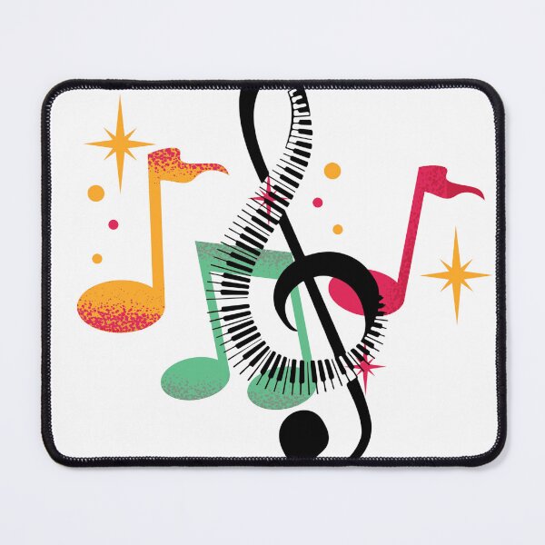 Item preview, Colorful music piano clef designed and sold by LiskoDesign.