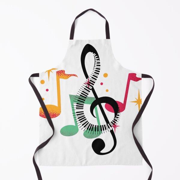 Item preview, Colorful music piano clef designed and sold by LiskoDesign.
