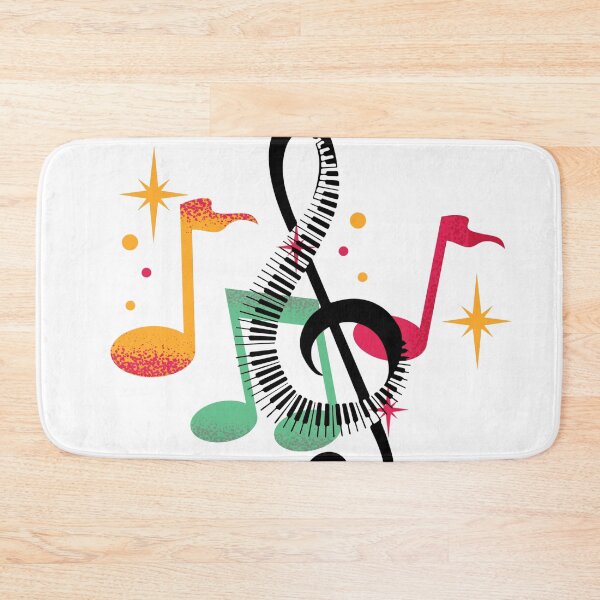 Item preview, Colorful music piano clef designed and sold by LiskoDesign.