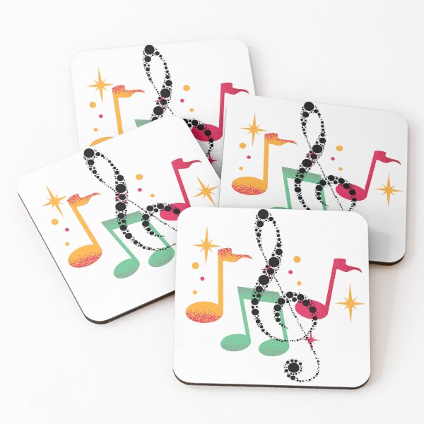 Item preview, Colorful music clef dotted designed and sold by LiskoDesign.