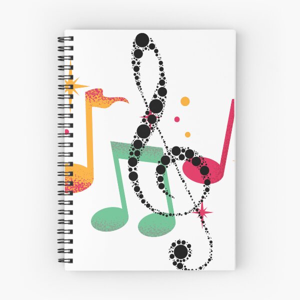 Item preview, Colorful music clef dotted designed and sold by LiskoDesign.