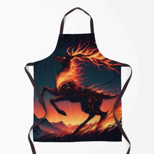 Item preview, Ember Fire Deer, Ai Generated Art   designed and sold by ACC .
