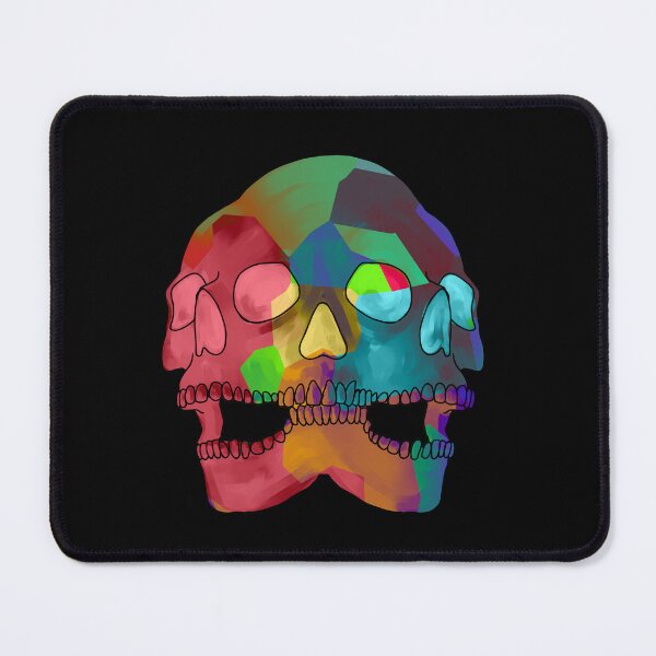 Item preview, Neon Colorful Triple Skull Pattern designed and sold by saltjart.