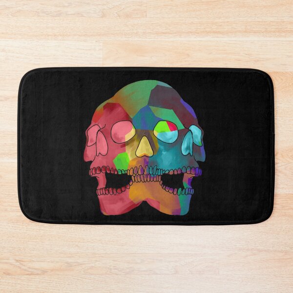 Item preview, Neon Colorful Triple Skull Pattern  designed and sold by saltjart.