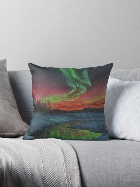 Item preview, Northern Lights painting Aurora Borealis Poster Wall Hanging Wall Art Room Decor Art Poster designed and sold by SuvosArtStore.