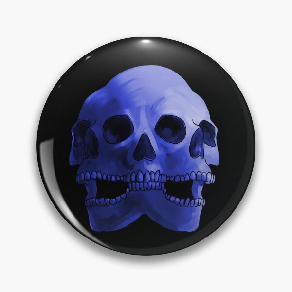 Item preview, Blue Triple Skull Pattern  designed and sold by saltjart.