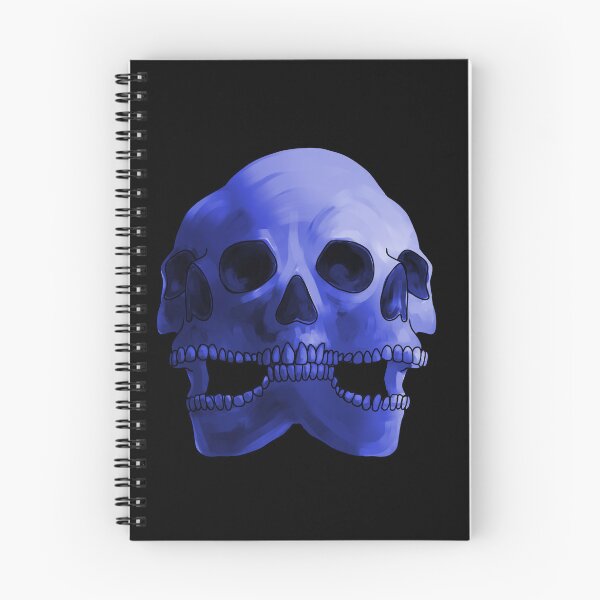 Item preview, Blue Triple Skull Pattern  designed and sold by saltjart.