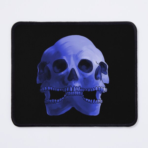 Item preview, Blue Triple Skull Pattern  designed and sold by saltjart.