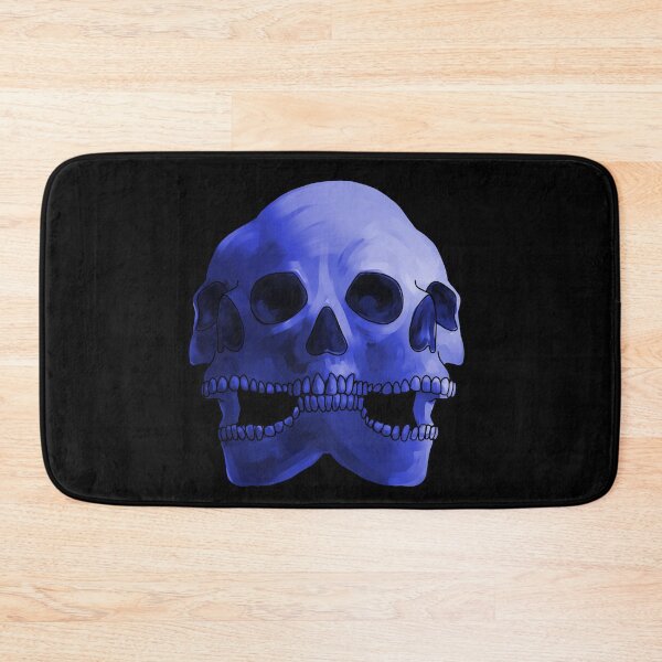 Item preview, Blue Triple Skull Pattern  designed and sold by saltjart.