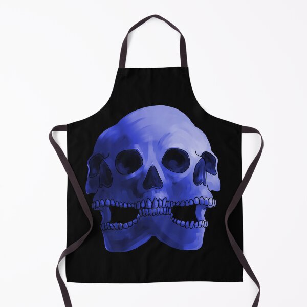 Item preview, Blue Triple Skull Pattern designed and sold by saltjart.
