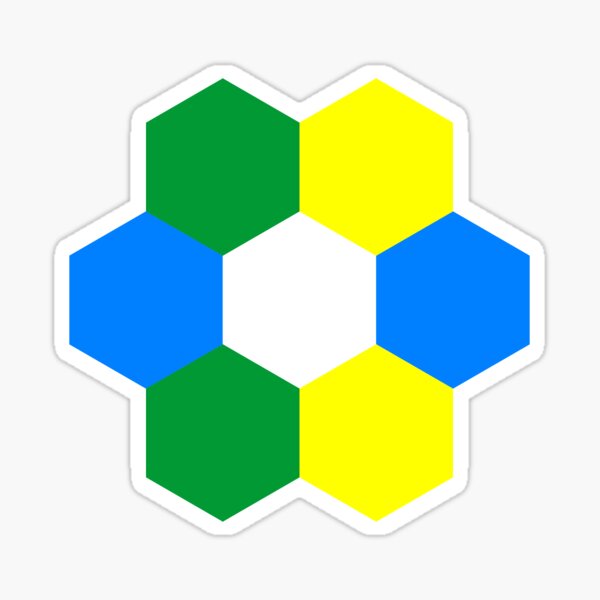 Item preview, Clear Hexagons Brazil designed and sold by Kiko 7.