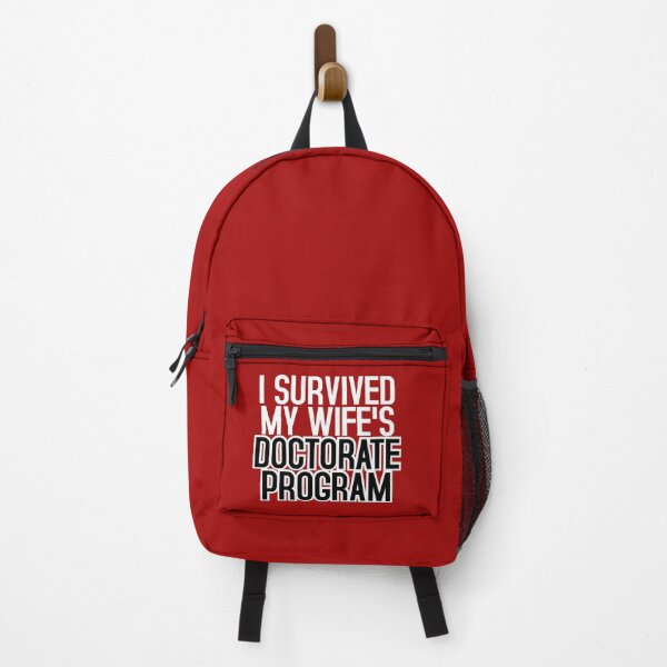 Item preview,  I Survived My Wife's Doctorate Program PhD Husband  designed and sold by Colorfulman.