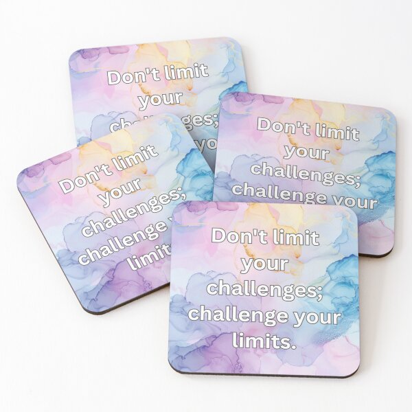 Item preview, Don't limit your challenges; challenge your limits. designed and sold by FlutterByH.