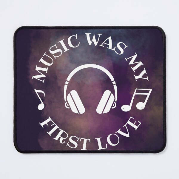 Item preview, Music was my first love - Headphones white designed and sold by LiskoDesign.