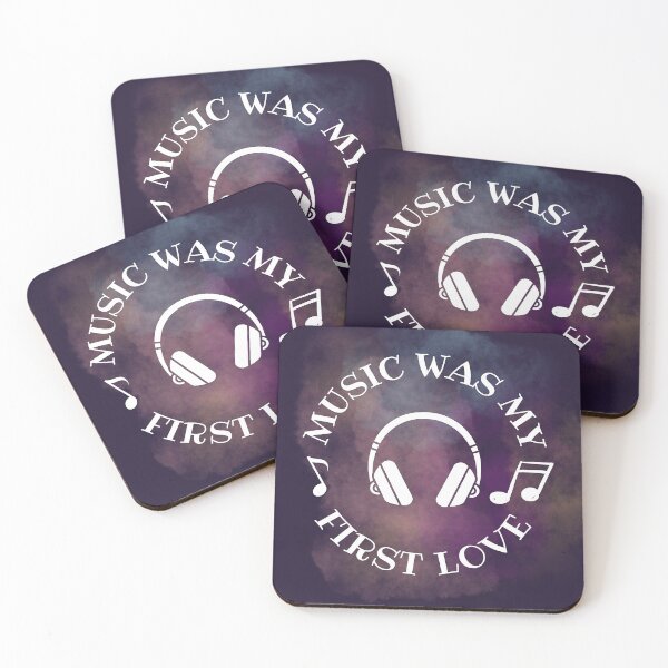 Item preview, Music was my first love - Headphones white designed and sold by LiskoDesign.