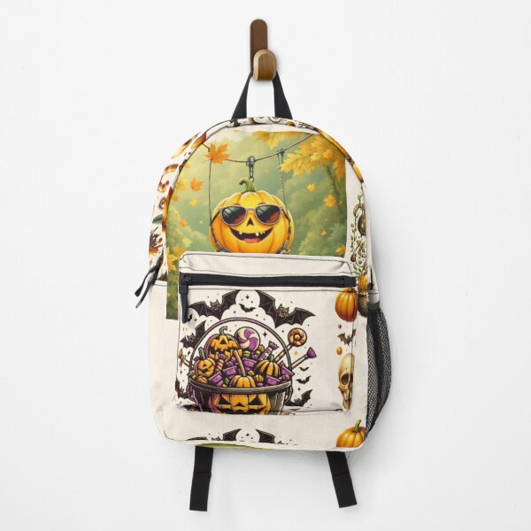 Item preview, Cute Pastel Halloween Watercolor Collage – Aesthetic Ghosts, Pumpkins & Candy designed and sold by KandalaFashion.