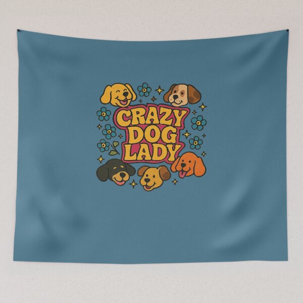 Item preview, Crazy Dog Lady designed and sold by FrictionMaxxing.