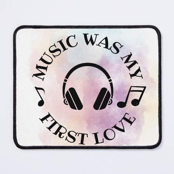 Item preview, Music was my first love - Headphones black designed and sold by LiskoDesign.