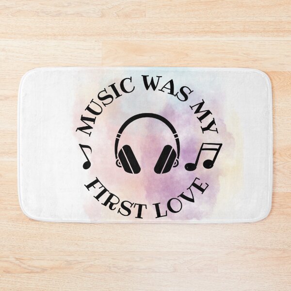Item preview, Music was my first love - Headphones black designed and sold by LiskoDesign.