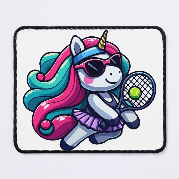 Item preview, Unicorn Playing Tennis designed and sold by McThingummy.