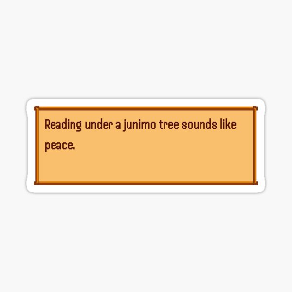 Aperçu de l'œuvre Lire sous un junimo sonne comme une forme de paix créée et vendue par DedsStudio.
