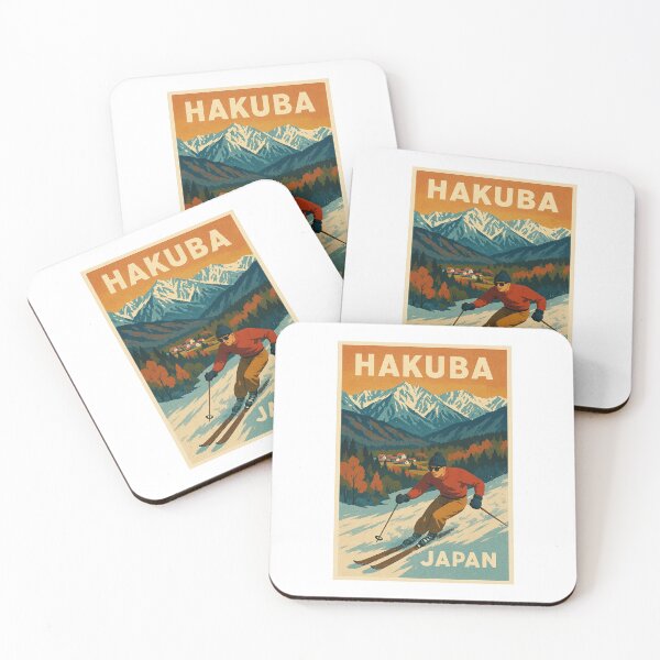 Item preview, Hakuba, Japan Retro Poster designed and sold by JBWphotos.