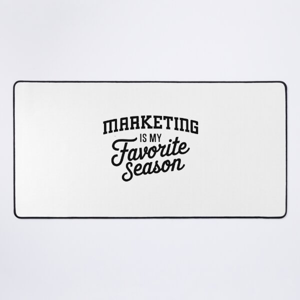 Vista previa del artículo con la obra «El marketing es mi estación favorita Amante divertido del marketing», diseñado y vendido por Oussinc.