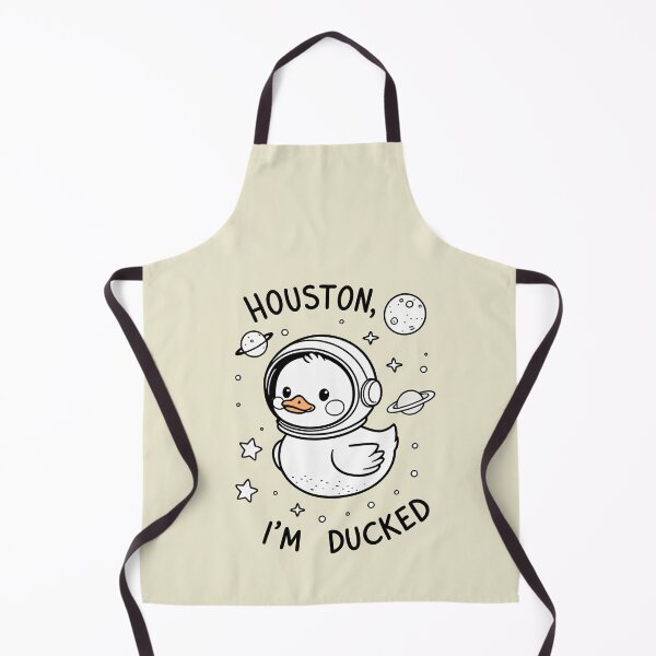 Item preview, Houston, I Am Ducked – Space Gag designed and sold by ApriNoeScor.