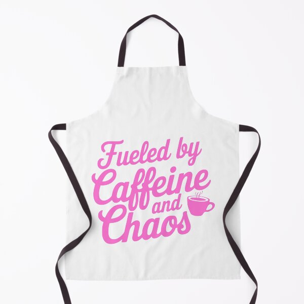 Item preview, Fueled By Caffeine And Chaos! Pink Coffee Girl designed and sold by PMCreative.