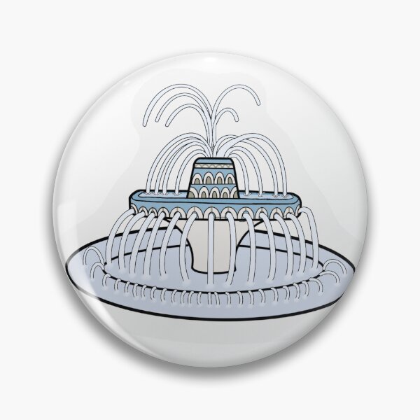 Item preview, Trinity University Miller Fountain designed and sold by OfflineInBloom.