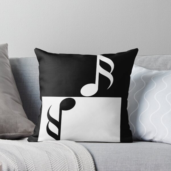 Item preview, music note black white yin yang designed and sold by LiskoDesign.