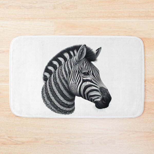 Item preview, Zebra Head Mandala Design – Unique AI Art for Clothing, Accessories & Animal-Inspired Products designed and sold by knalpot-design.