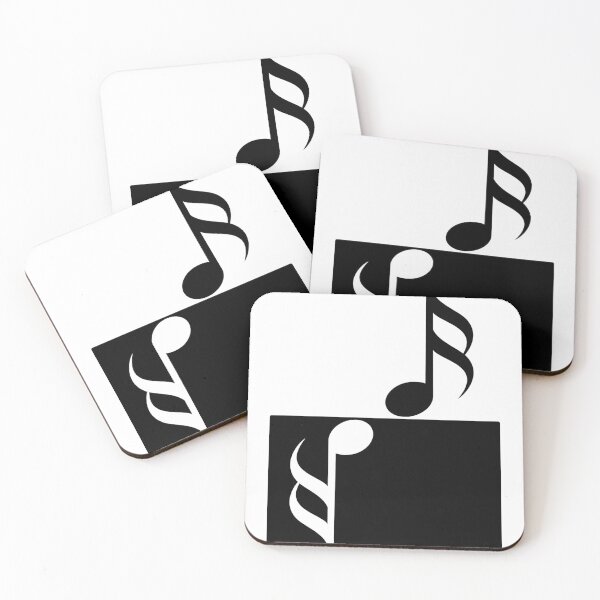 Item preview, music note white black yin yang designed and sold by LiskoDesign.