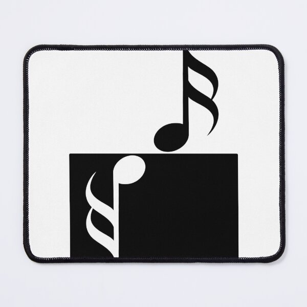 Item preview, music note white black yin yang designed and sold by LiskoDesign.