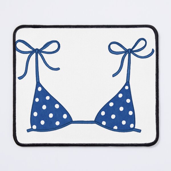 Item preview, Cute Polka Dot Bikini Top Illustration	 designed and sold by weirdfishes123.