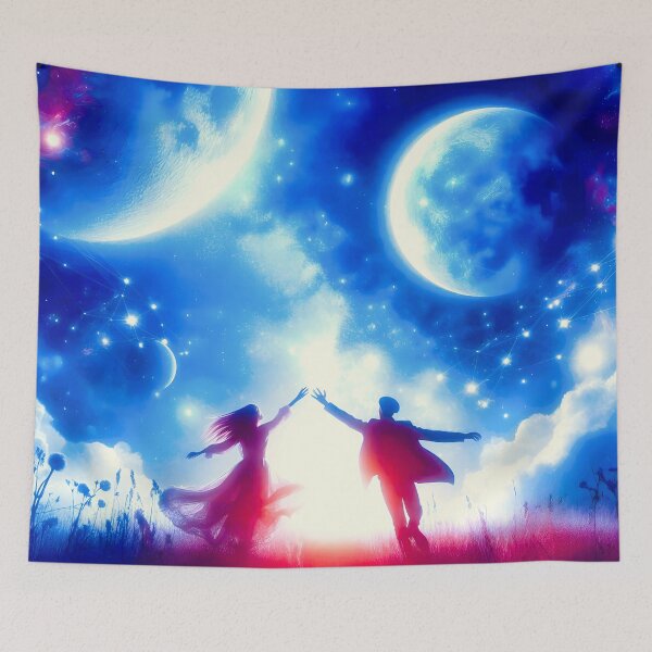 Item preview, Cosmic Connection: Lovers United by Moonlight designed and sold by Fantabulous.
